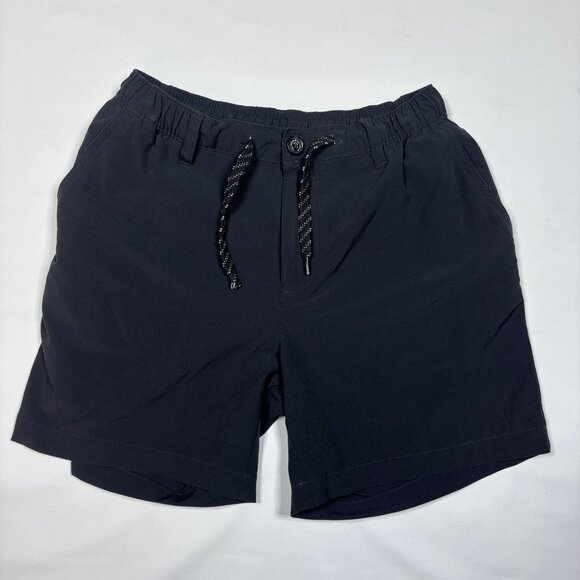 CHUBBIES Everywear 6” Inseam Regular Fit Black Stretch Performance Shorts Mens M - Picture 1 of 5